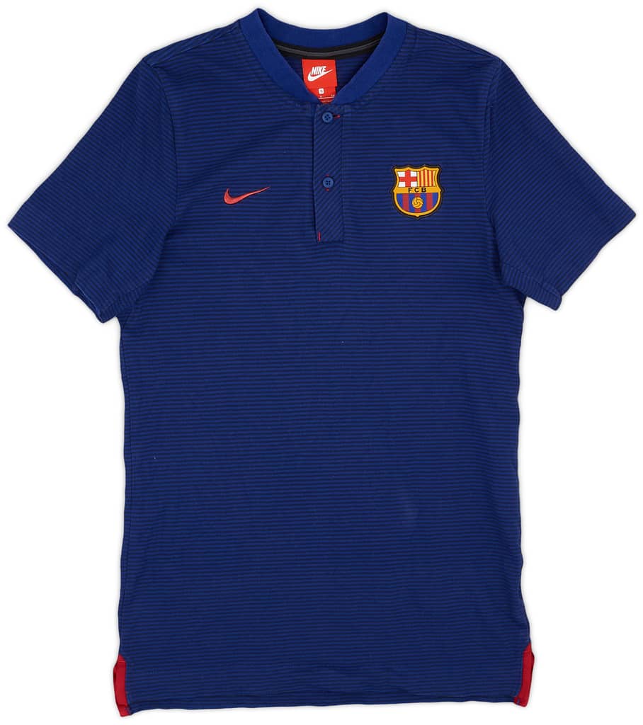 2017-18 Barcelona Nike Polo Shirt - 8/10 - (S)