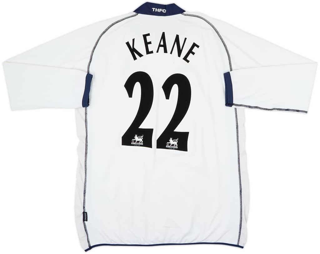 2002-04 Tottenham Home L/S Shirt Keane #22 - 7/10 - (XXL)