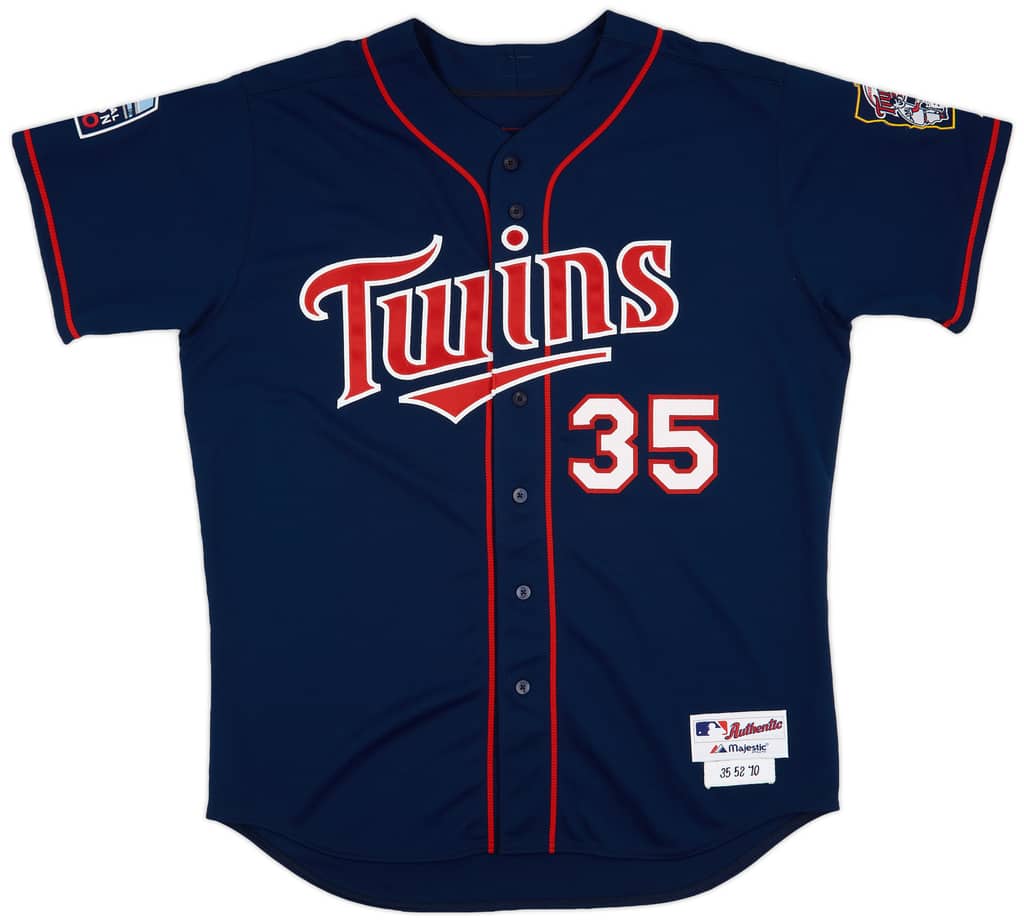 2010 Minnesota Twins Gardenhire #35 Team Issued Majestic Alternate Jersey (Excellent) XXL