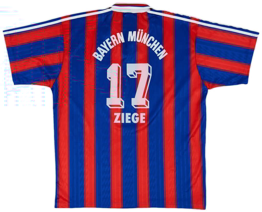 1995-97 Bayern Munich Home Shirt Ziege #17 - 8/10 - (L/XL)