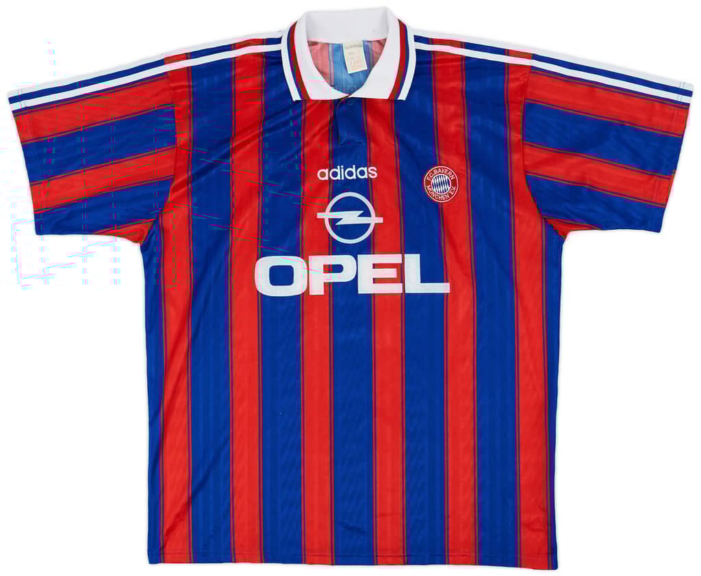 1995-97 Bayern Munich Home Shirt Ziege #17 - 8/10 - (L/XL)