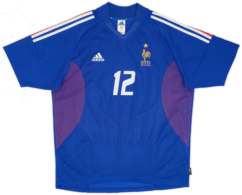 2002-04 France Home Shirt Henry #12