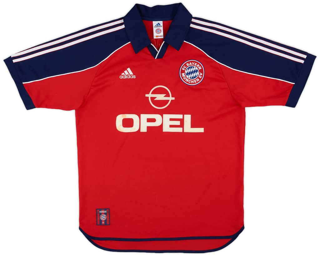 1999-01 Bayern Munich Home Shirt Elber #9 - 6/10 - (XL)