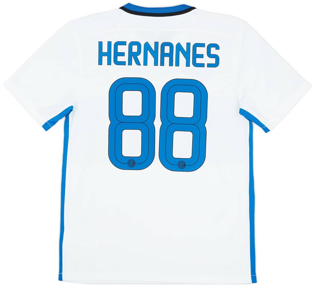 2015-16 Inter Milan Away Shirt Hernanes #88 (M)