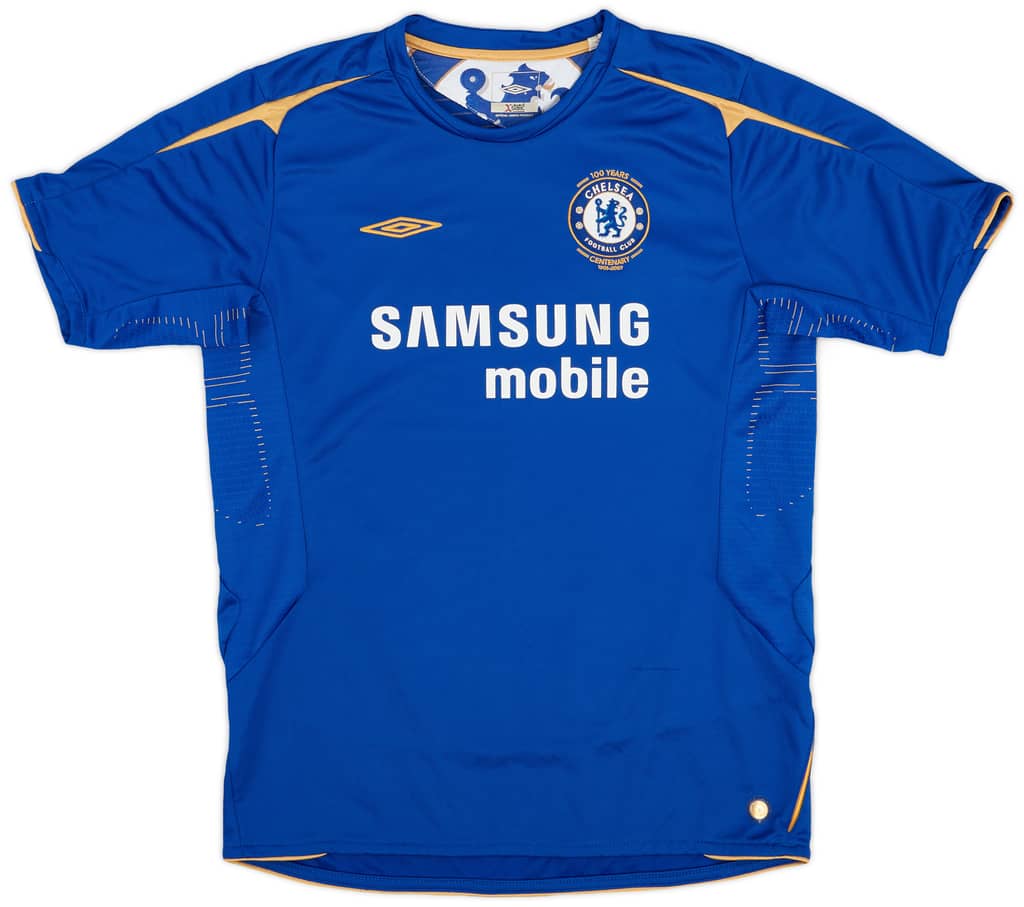 2005-06 Chelsea Centenary Home Shirt - 9/10 - (XL.Boys)