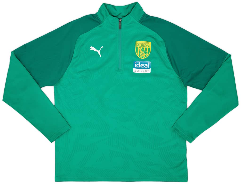 2018-19 West Brom Puma 1/4 Zip Drill Top - 9/10 - (L)