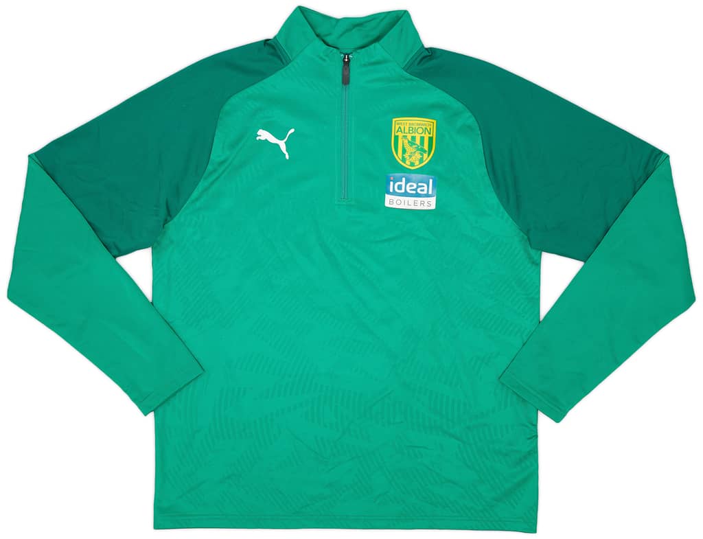 2018-19 West Brom Puma 1/4 Zip Drill Top - 9/10 - (L)