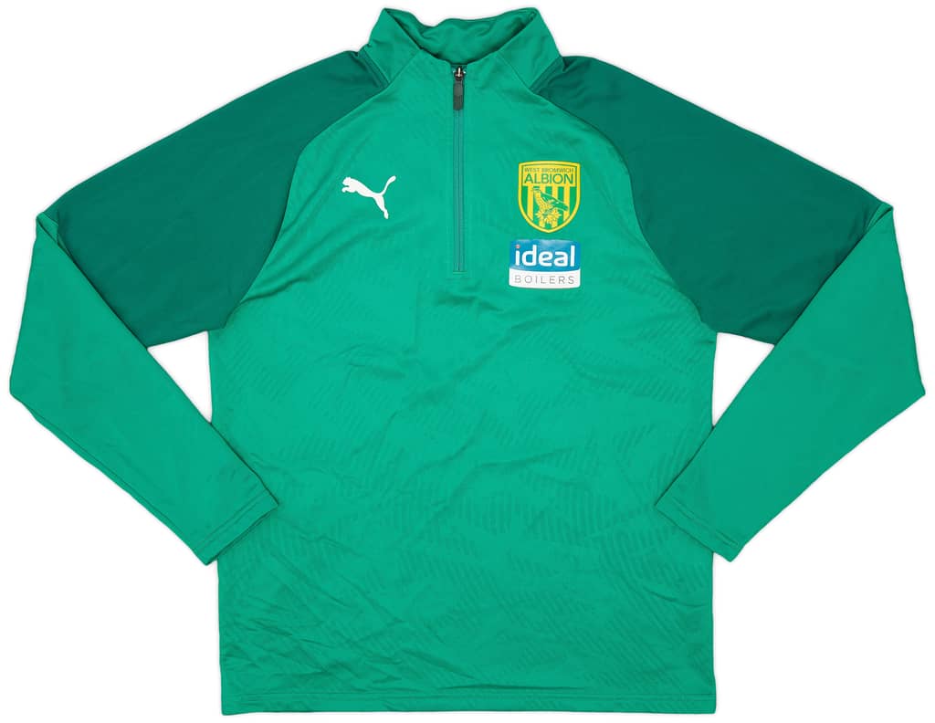 2018-19 West Brom Puma 1/4 Zip Drill Top - 9/10 - (M)