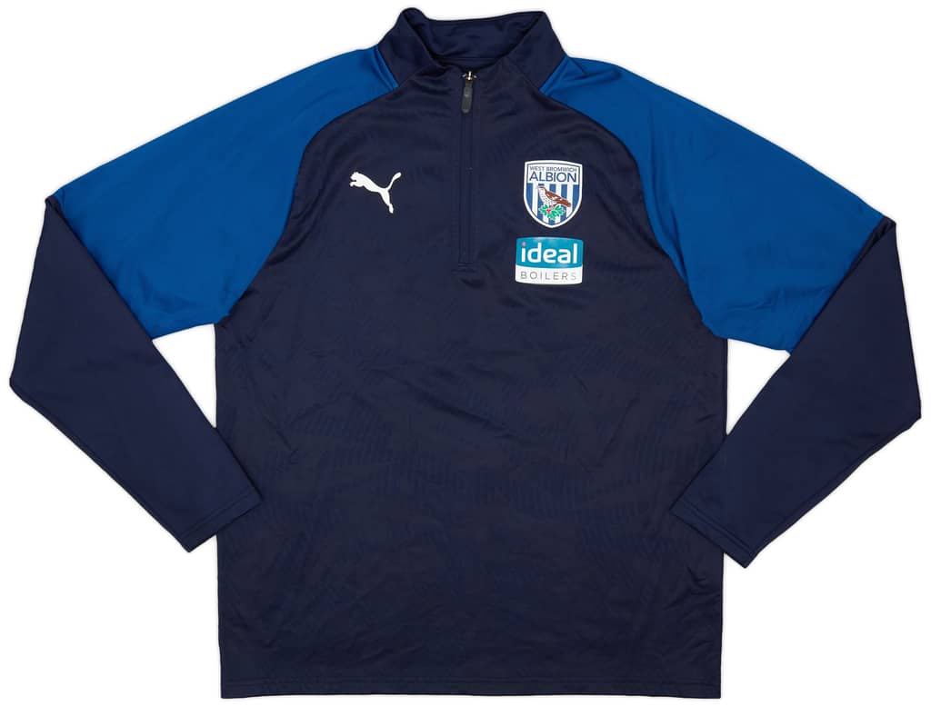 2018-19 West Brom Puma 1/4 Zip Drill Top - 10/10 - (L)