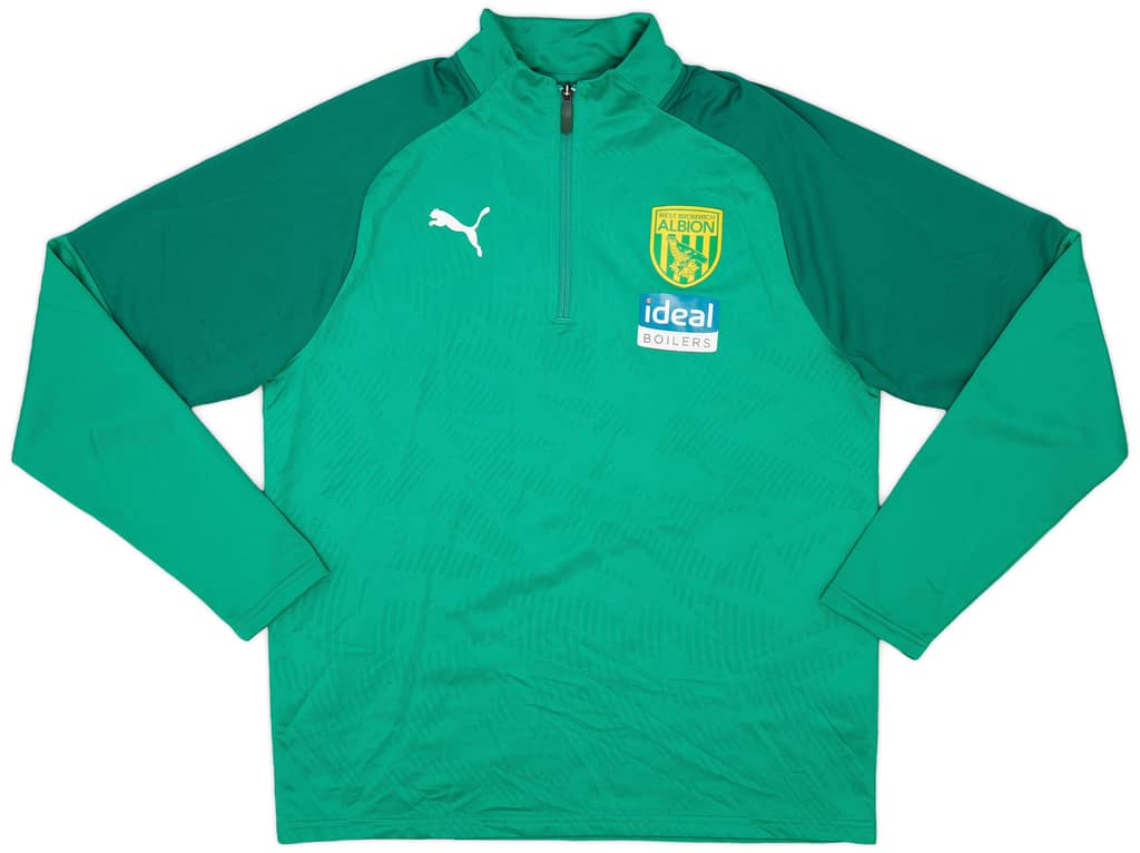 2018-19 West Brom Puma 1/4 Zip Drill Top - 9/10 - (L)