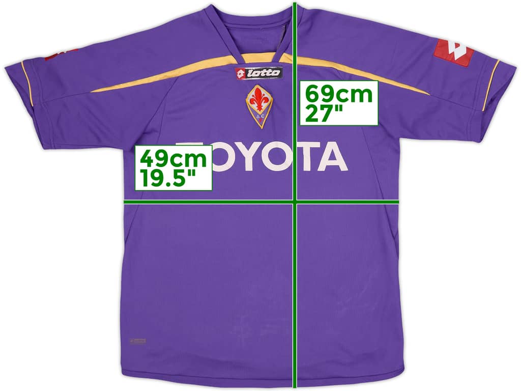 2009-10 Fiorentina Home Shirt - 7/10 - (M)