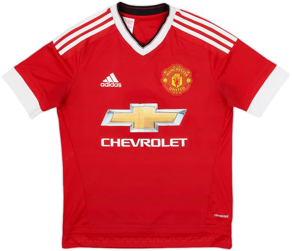 2015-16 Manchester United Home Shirt - 7/10 - (XL.Boys)