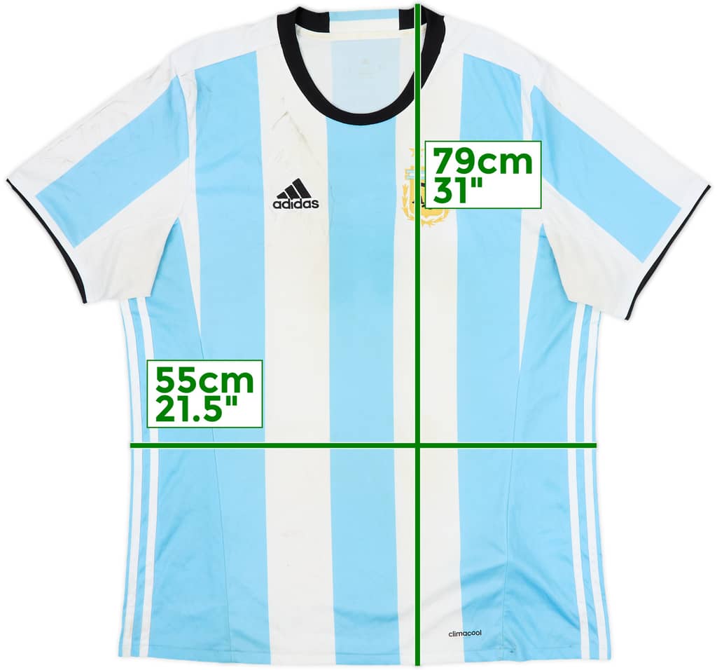 2016-17 Argentina Home Shirt - 4/10 - (XL)