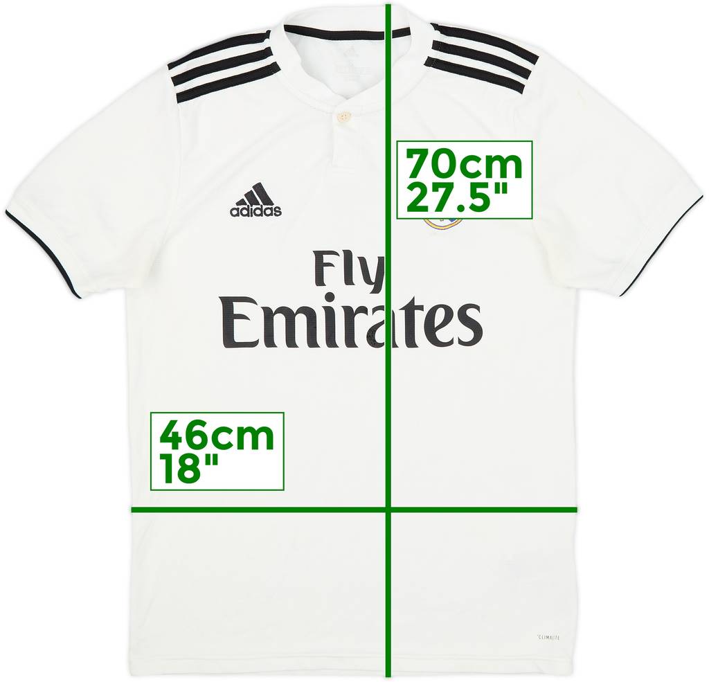 2018-19 Real Madrid Home Shirt - 7/10 - (S)