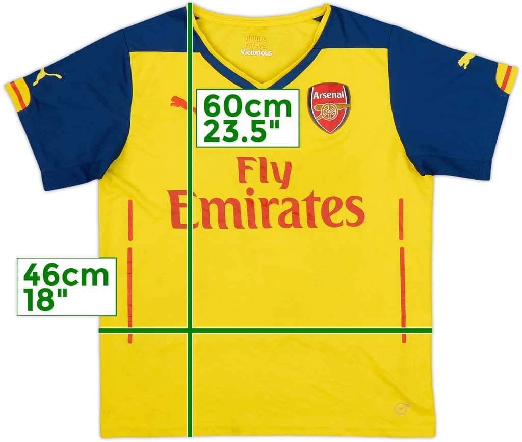 2014-15 Arsenal Away Shirt - 8/10 - (Women's L)