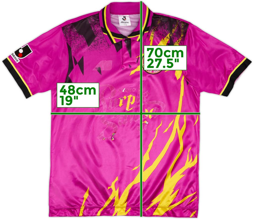 1996 Kyoto Sanga Home Shirt - 4/10 - (M)