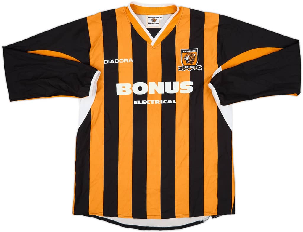 2005-06 Hull City Home L/S Shirt - 3/10 - (M)
