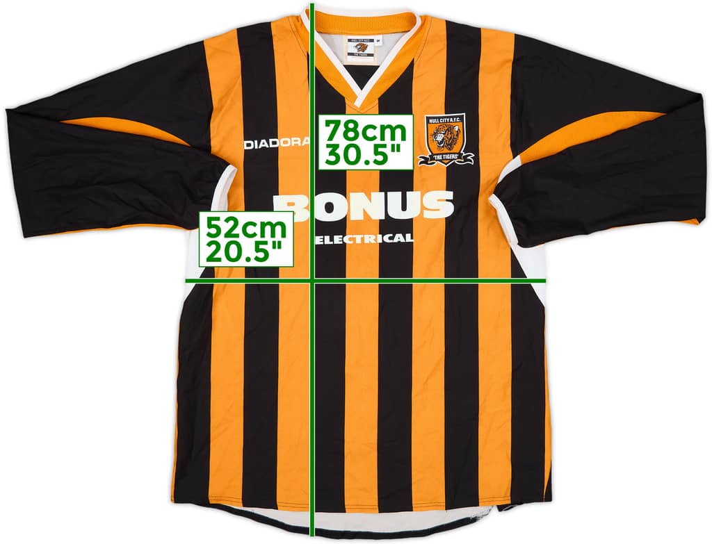 2005-06 Hull City Home L/S Shirt - 3/10 - (M)