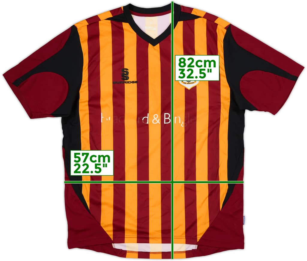 2008-09 Bradford City Home Shirt - 4/10 - (L)