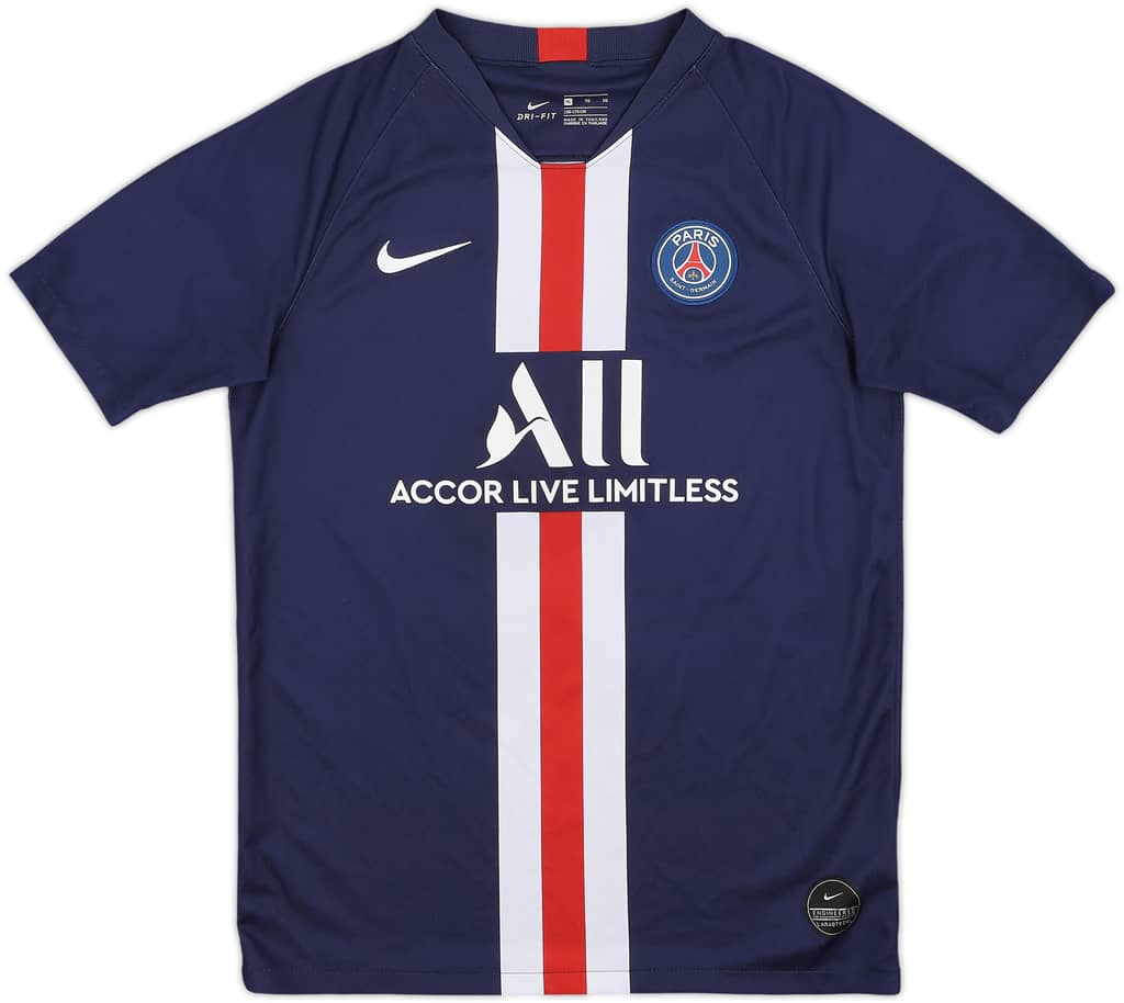 2019-20 Paris Saint-Germain Home Shirt - 9/10 - (XL.Boys)