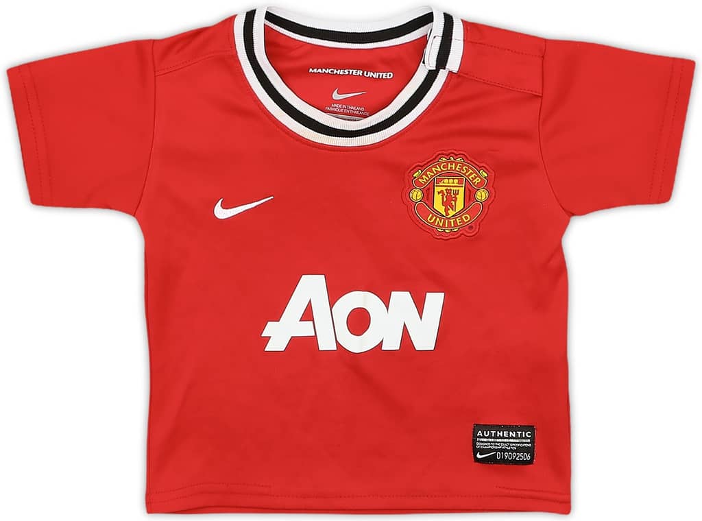 2011-12 Manchester United Home Shirt - 9/10 - (3-6 Months)