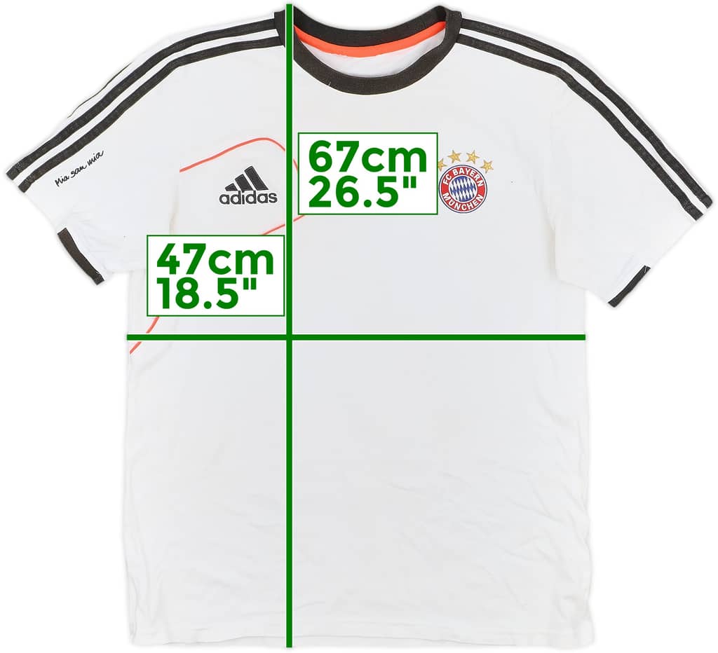 2012-13 Bayern Munich adidas Training Tee - 7/10 - (XL.Boys)