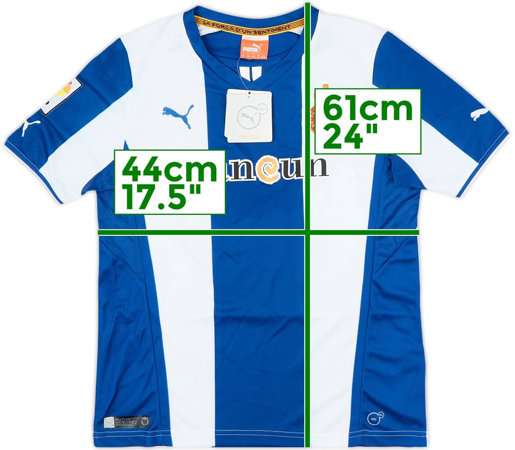 2013-14 Espanyol Home Shirt (L.Boys)