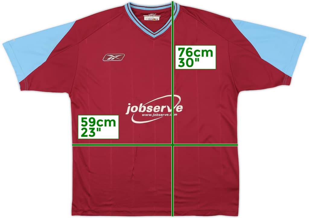 2003-05 West Ham Home Shirt - 3/10 - (L)