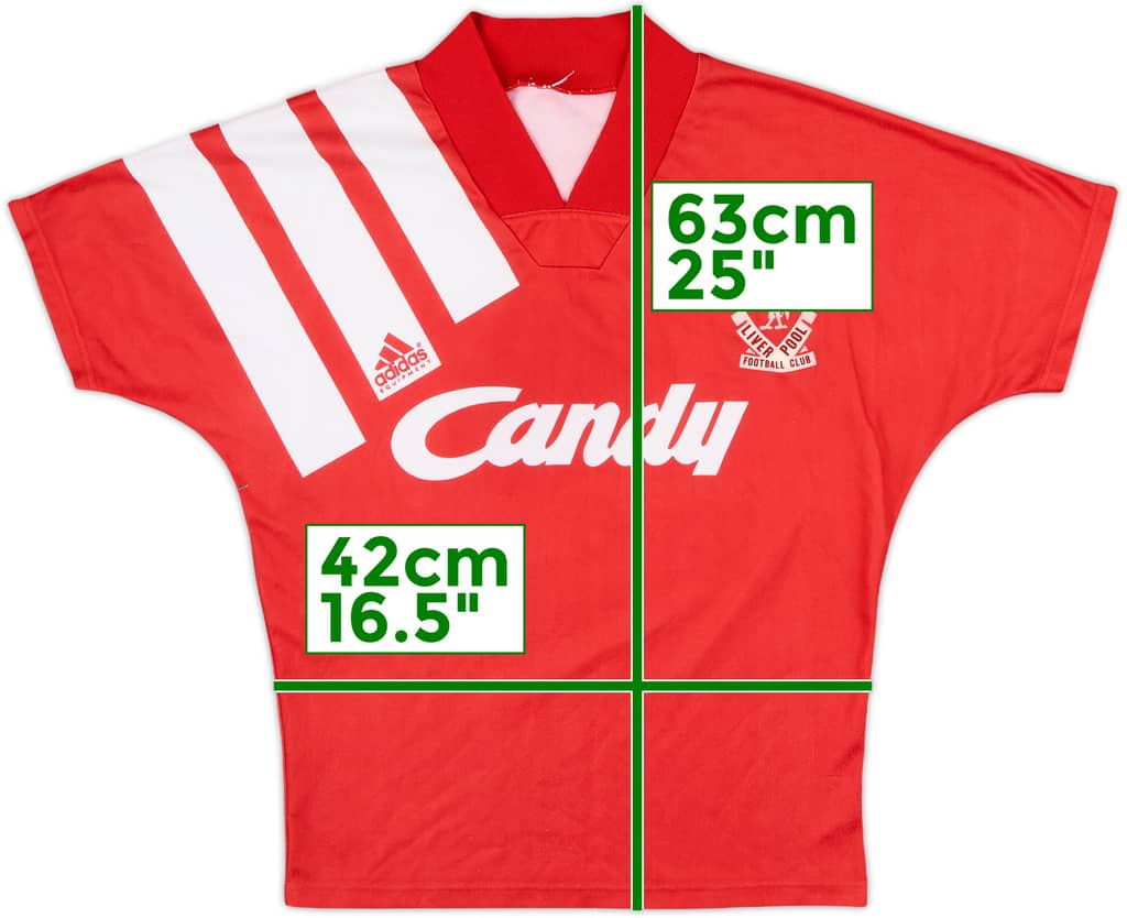 1991-92 Liverpool Home Shirt - 9/10 - (L.Boys)
