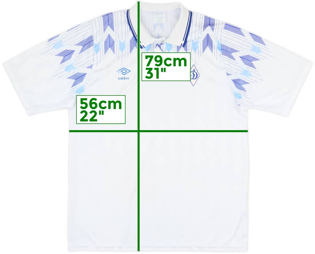 1990-93 Dynamo Moscow Away Shirt - 6/10 - (L)