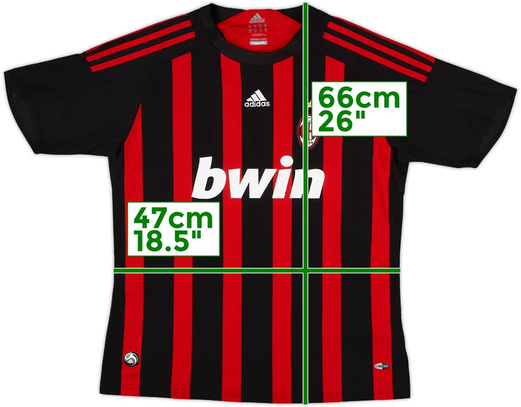 2007-08 AC Milan Home Shirt - 8/10 - (Women's M)