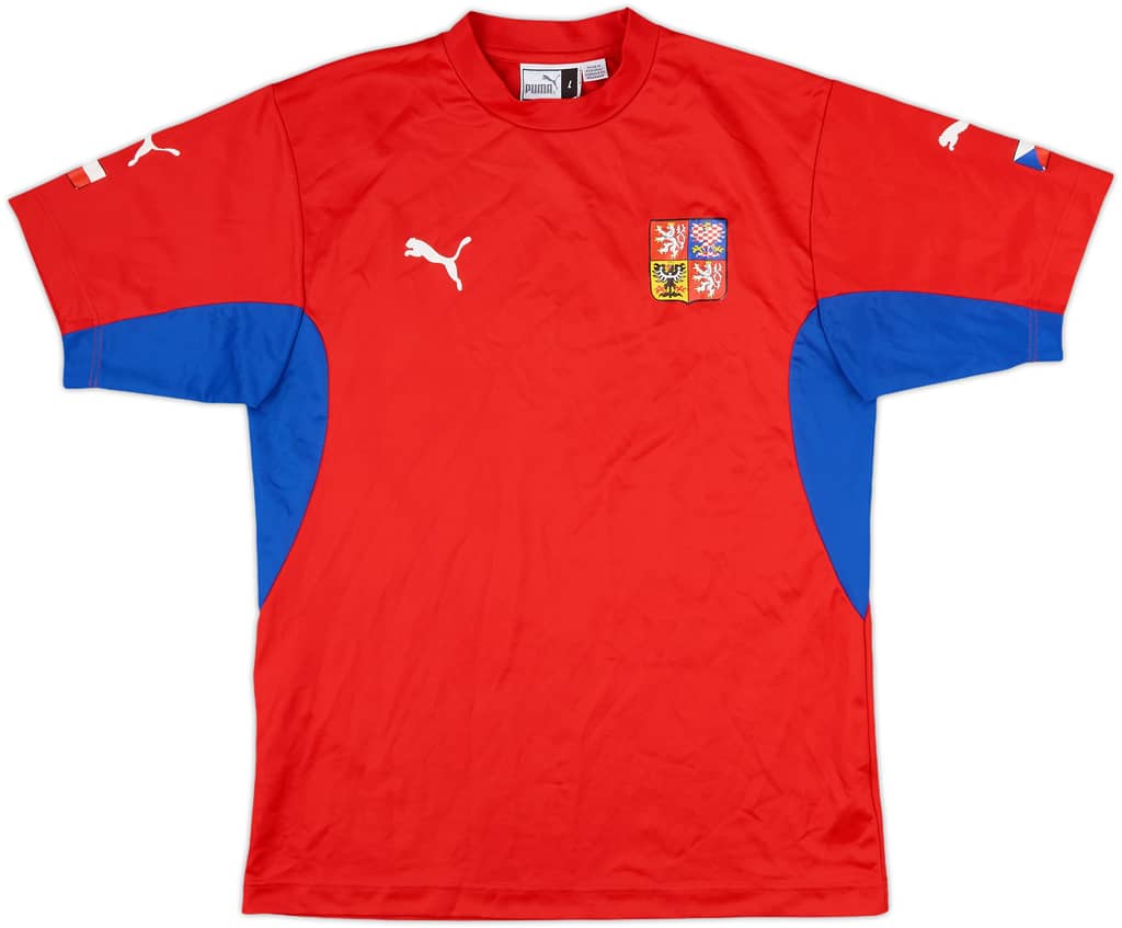 2002-04 Czech Republic Basic Home Shirt - 7/10 - (L)