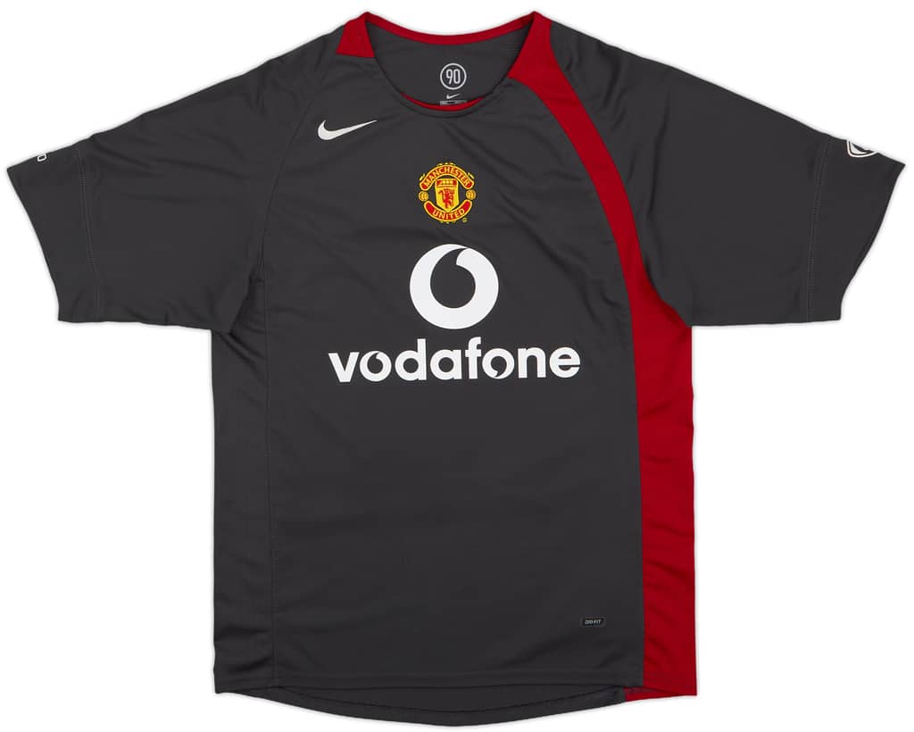 2004-05 Manchester United Nike Training Shirt - 9/10 - (S)