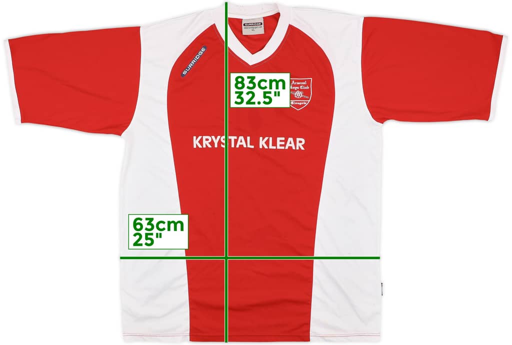 2000s Arsenal Boys Club Surridge Training Shirt - 8/10 - (XL)