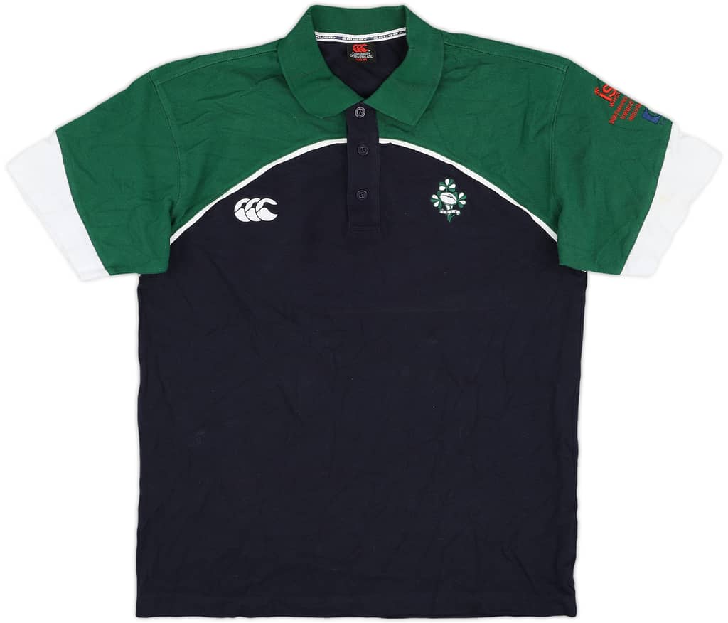 2007-08 Ireland Rugby Canterbury Polo Shirt - 9/10 - (M)