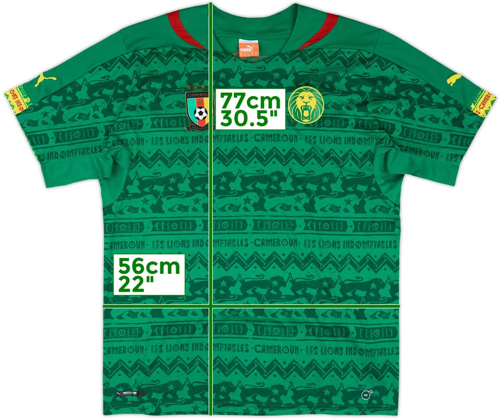 2014-16 Cameroon Home Shirt - 6/10 - (XL)