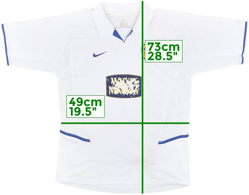 2003-04 Leeds United Home Shirt - 4/10 - (XL.Boys)