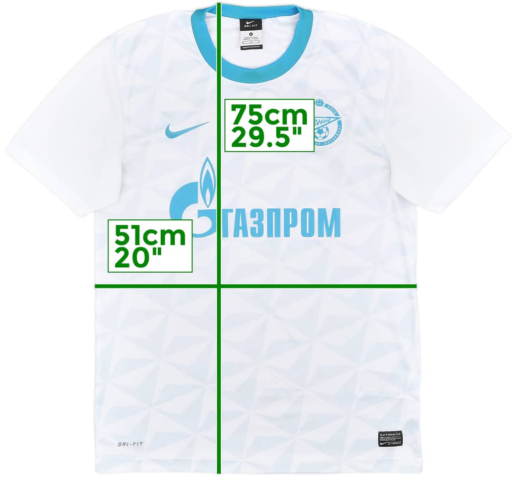 2011-12 Zenit St. Petersburg Basic Away Shirt - 9/10 - (M)