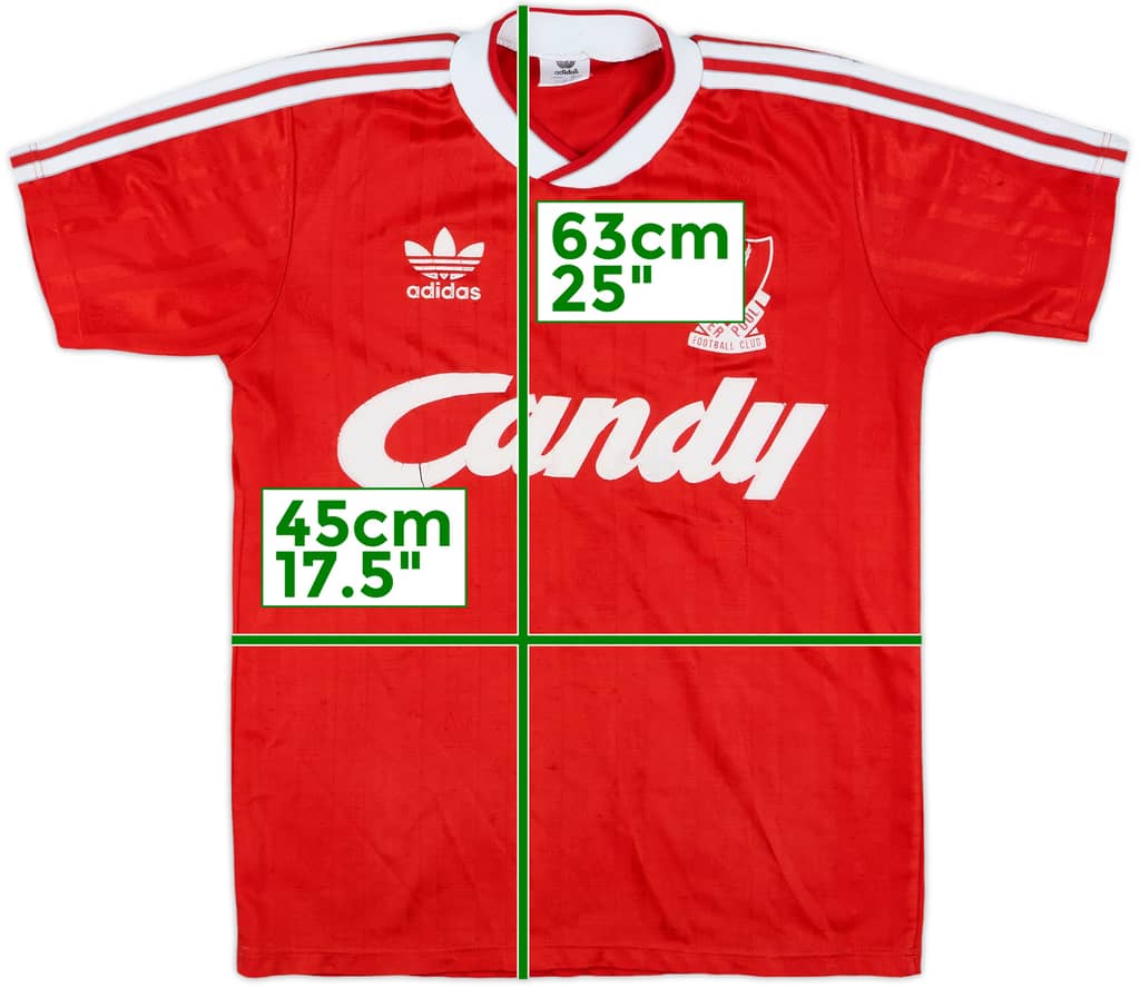 1988-89 Liverpool Home Shirt - 5/10 - (S)