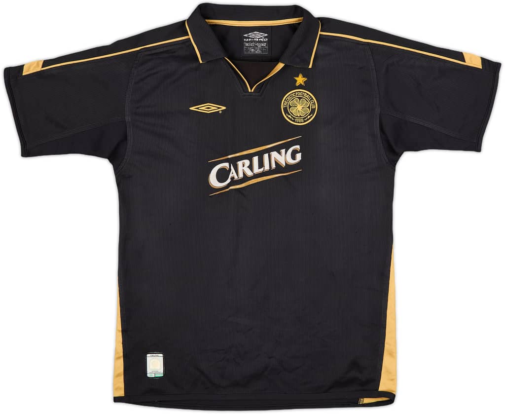 2001-02 Celtic Away Shirt - 8/10 - (L.Boys)
