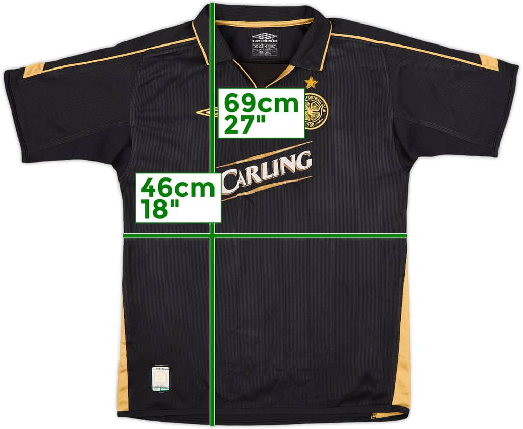 2001-02 Celtic Away Shirt - 8/10 - (L.Boys)