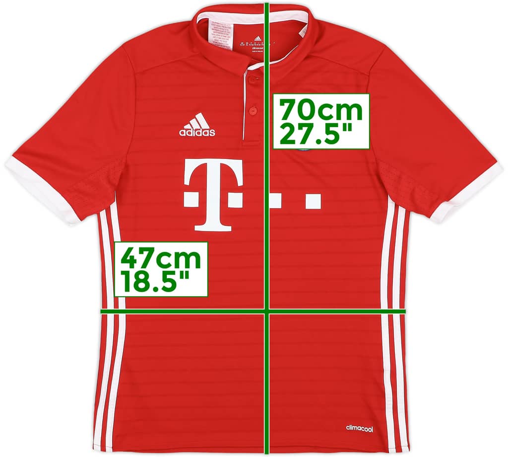 2016-17 Bayern Munich Home Shirt - 8/10 - (XL.Boys)
