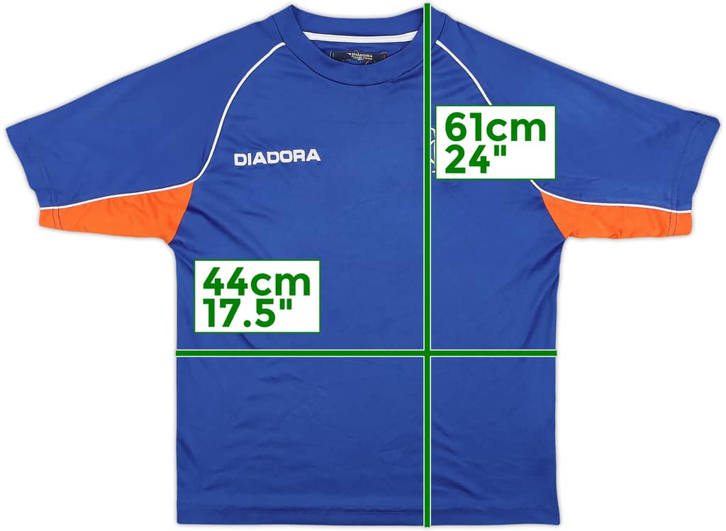 2002-03 Rangers Diadora Training Shirt - 8/10 - (M.Boys)