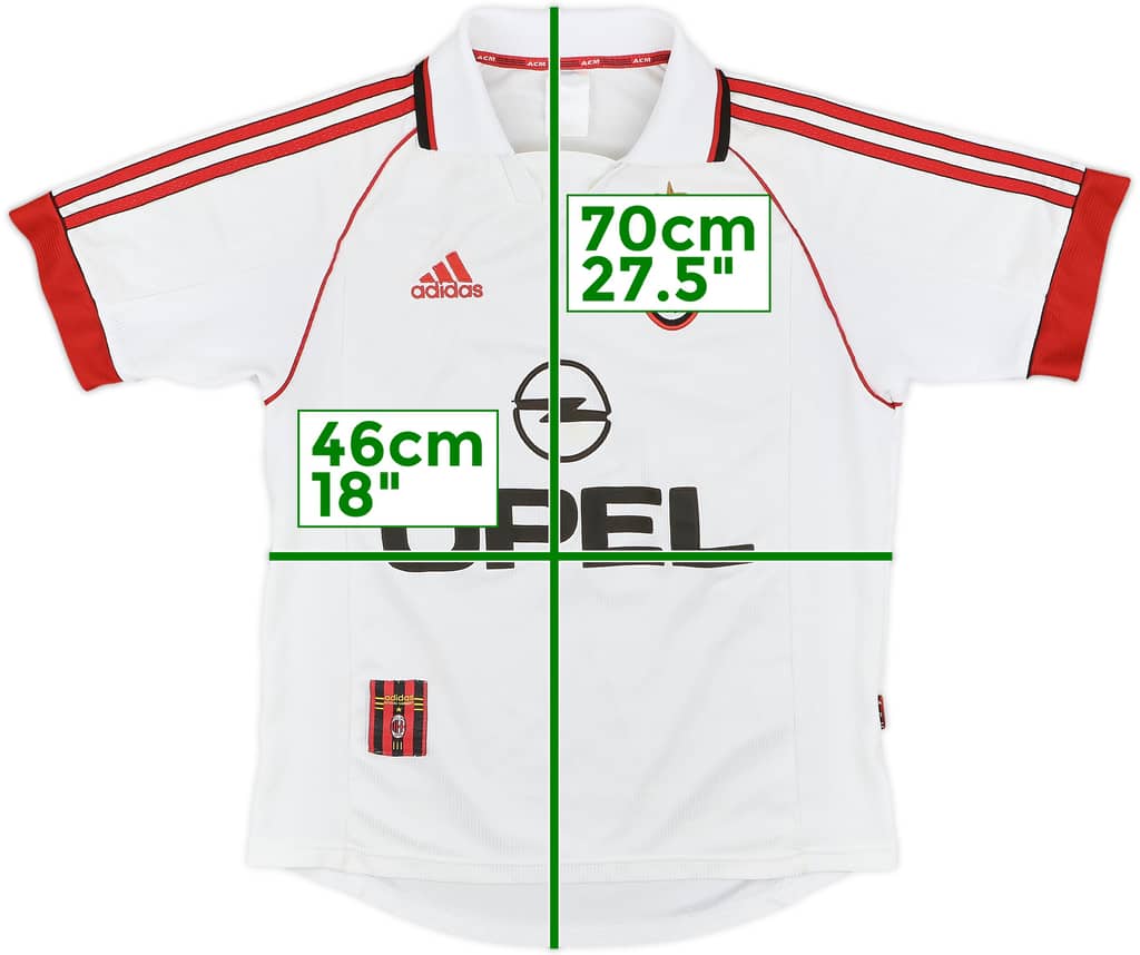 1998-99 AC Milan Away Shirt - 6/10 - (L.Boys)