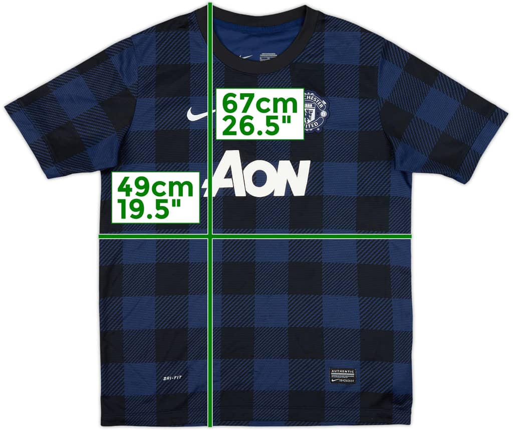 2013-14 Manchester United Away Shirt - 8/10 - (XL.Boys)