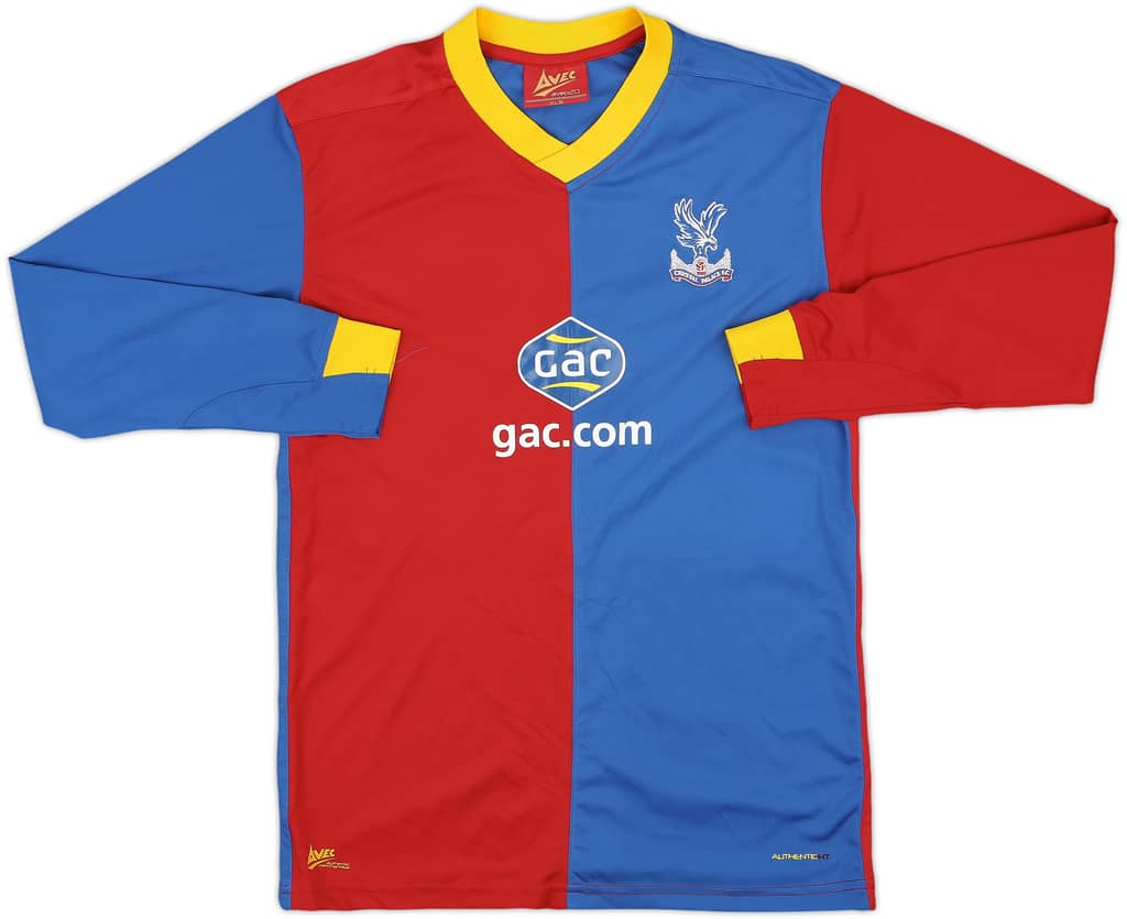 2013-14 Crystal Palace Home L/S Shirt - 8/10 - (XL.Boys)