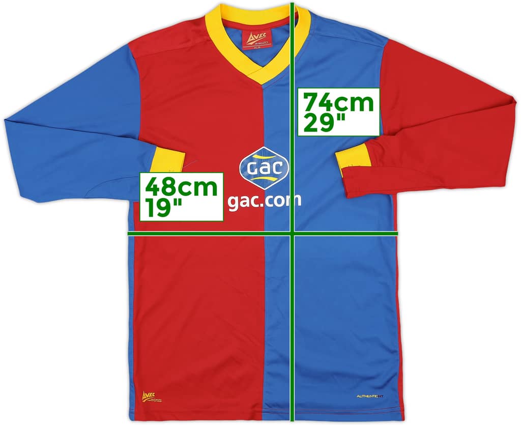 2013-14 Crystal Palace Home L/S Shirt - 8/10 - (XL.Boys)