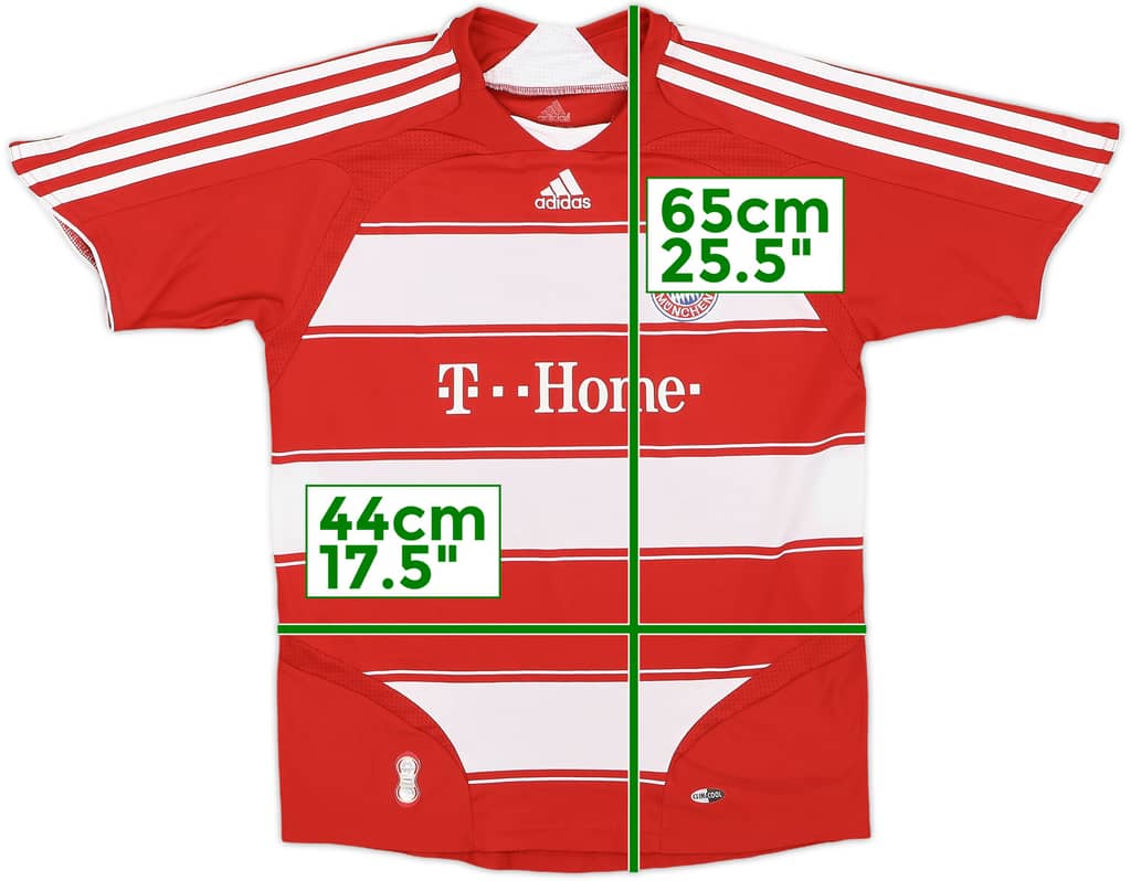 2007-08 Bayern Munich Home Shirt - 8/10 - (M.Boys)