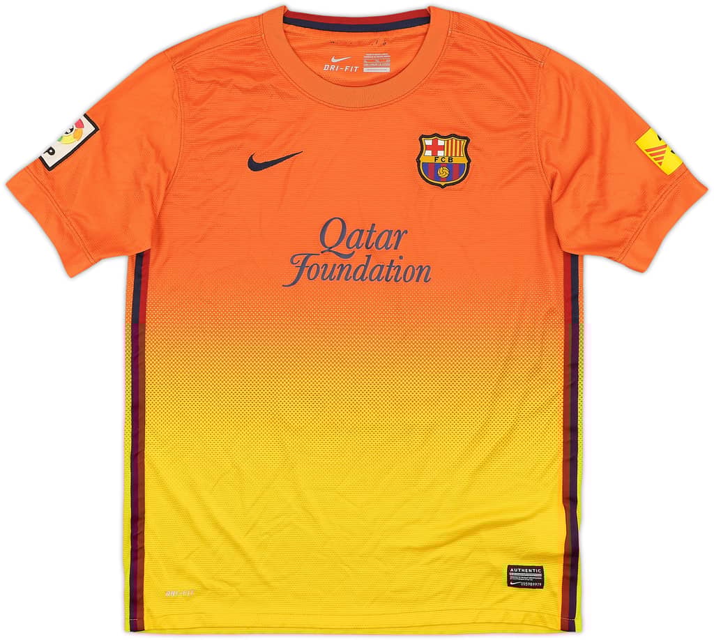 2012-13 Barcelona Away Shirt - 8/10 - (XL.Boys)