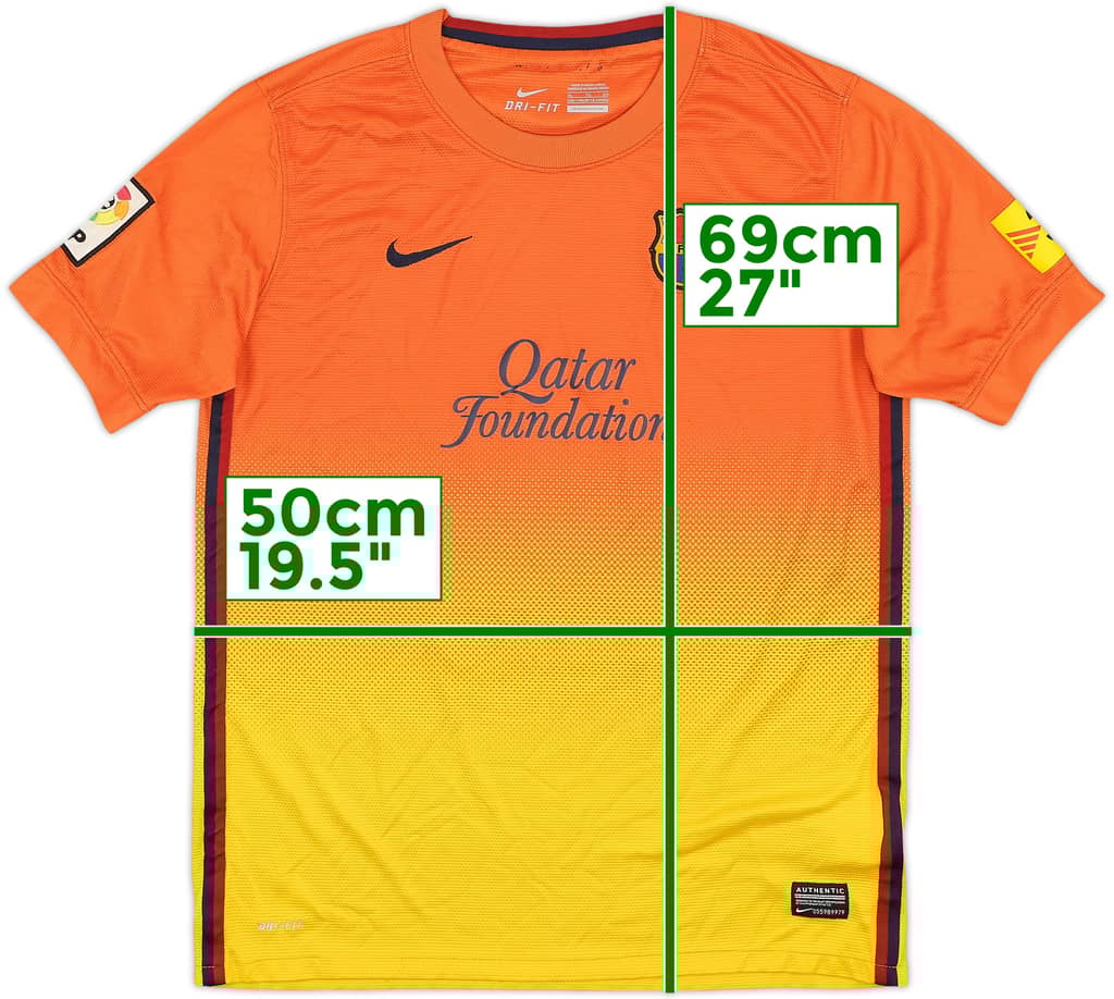2012-13 Barcelona Away Shirt - 8/10 - (XL.Boys)